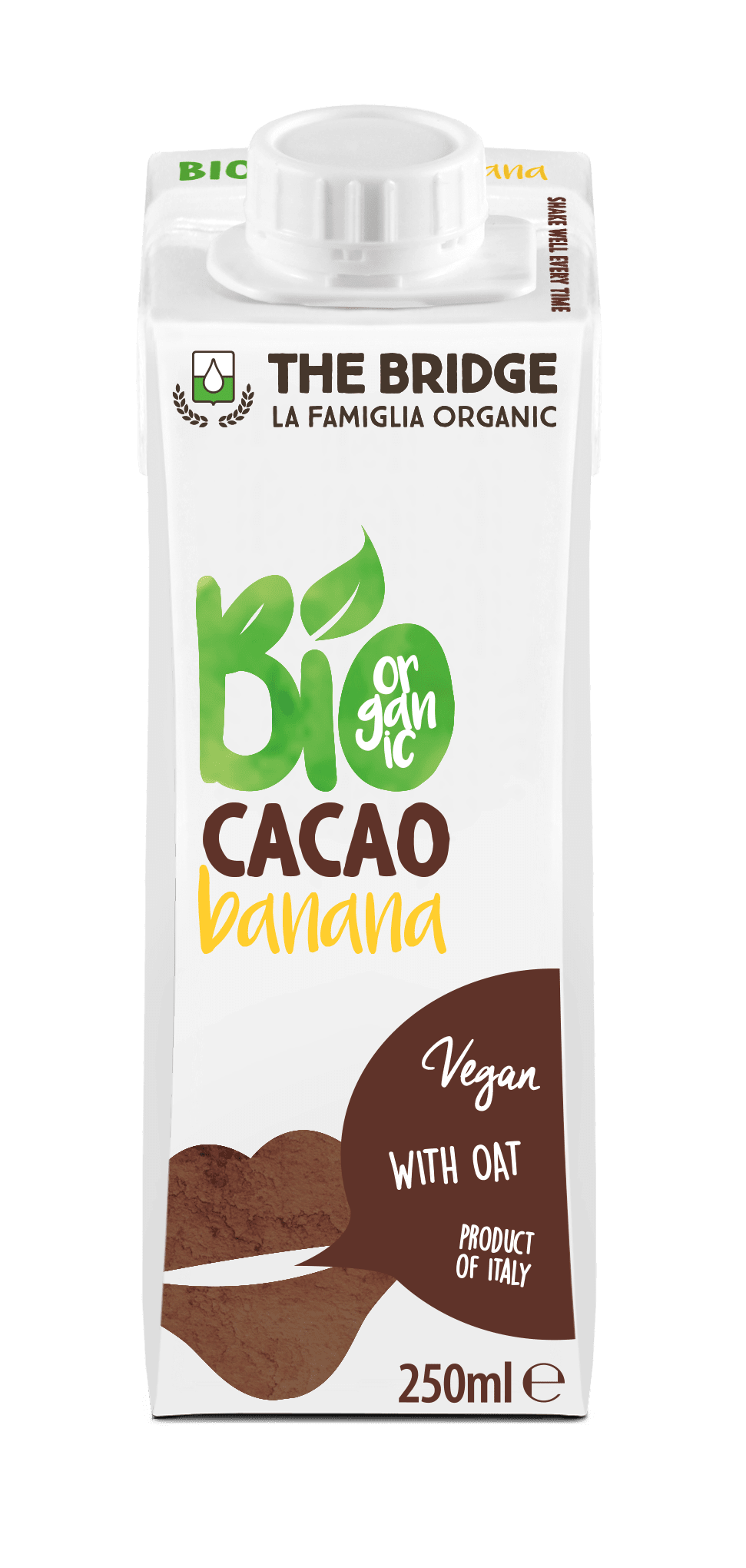 Napój owsiany bananowo - kakaowy bez dodatku cukrów BIO 250 ml – THE BRIDGE