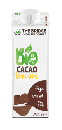 Napój owsiany bananowo - kakaowy bez dodatku cukrów BIO 250 ml – THE BRIDGE