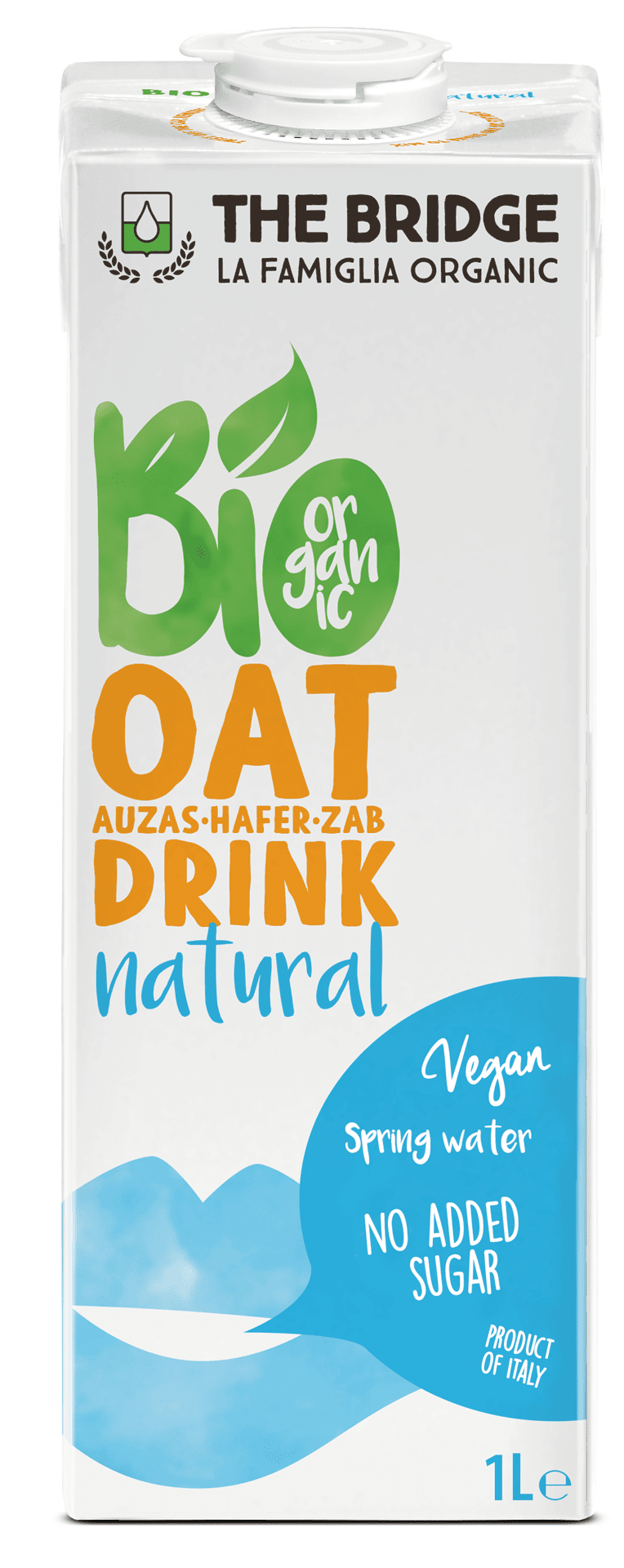 Napój owsiany bez dodatku cukrów BIO 1 L - THE BRIDGE