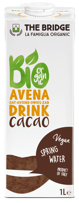 Napój owsiany o smaku czekoladowym BIO 1 L - THE BRIDGE