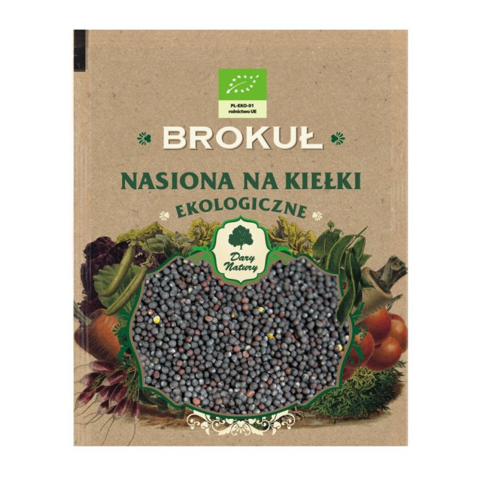 Nasiona brokułu BIO NA KIEŁKI 30 g - DARY NATURY