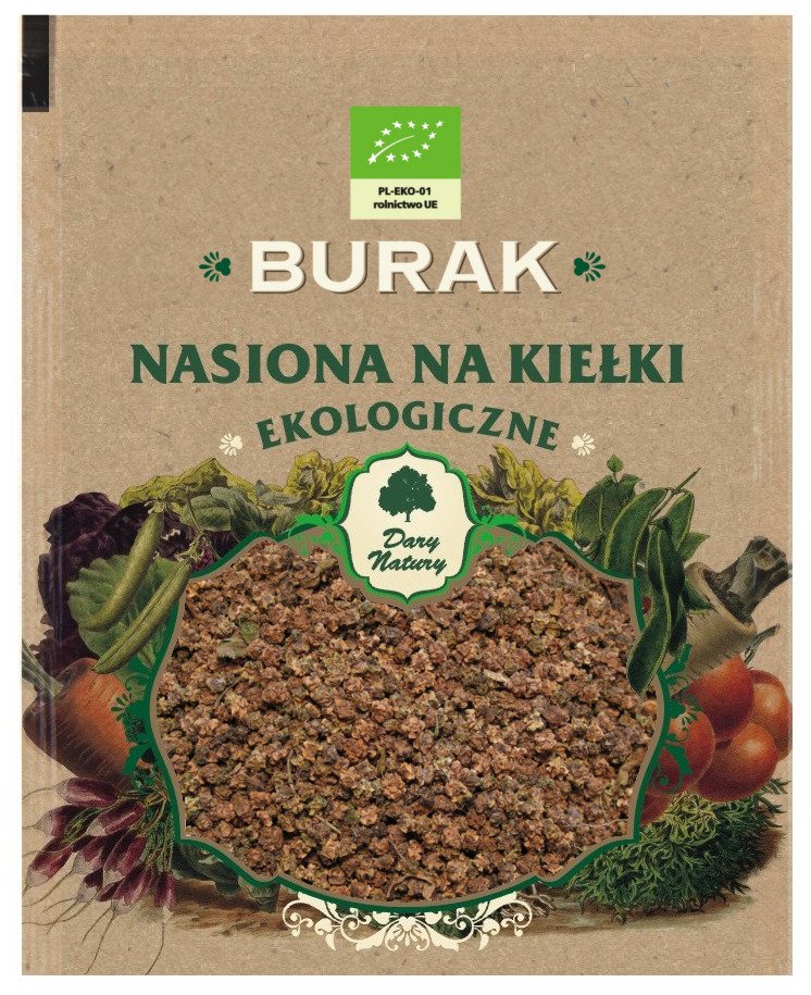 Nasiona buraka BIO NA KIEŁKI 30 g - DARY NATURY