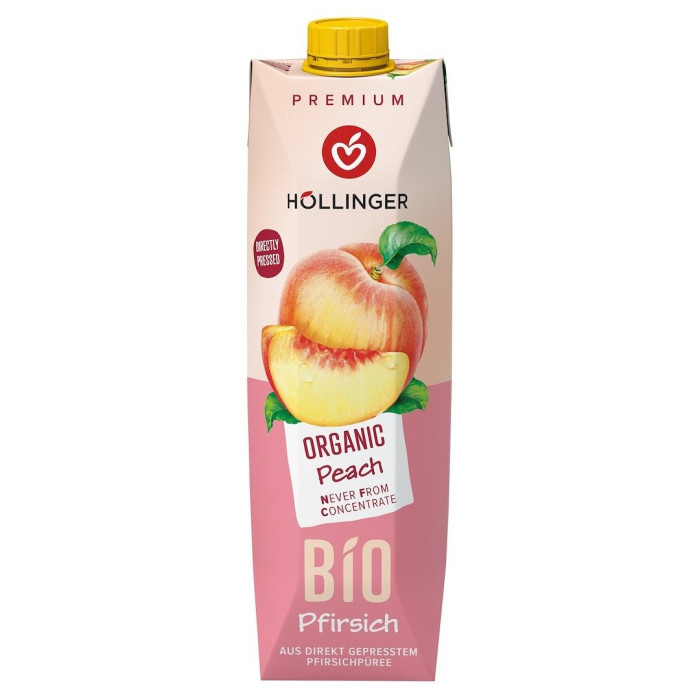 Nektar brzoskwiniowy BIO 1 L - HOLLINGER