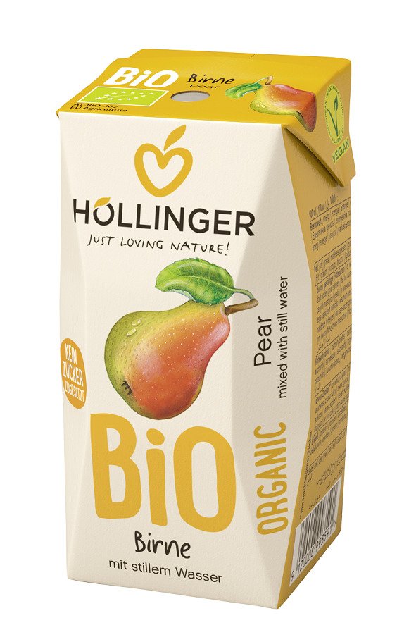 Nektar gruszkowy bez dodatku cukrów BIO 200 ml - HOLLINGER