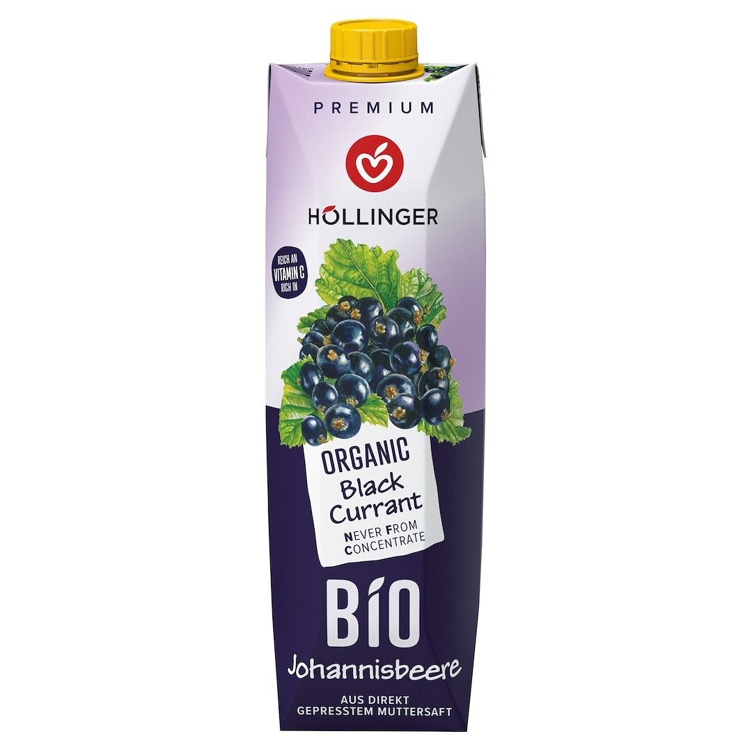 Nektar z czarnej porzeczki BIO 1 L - HOLLINGER