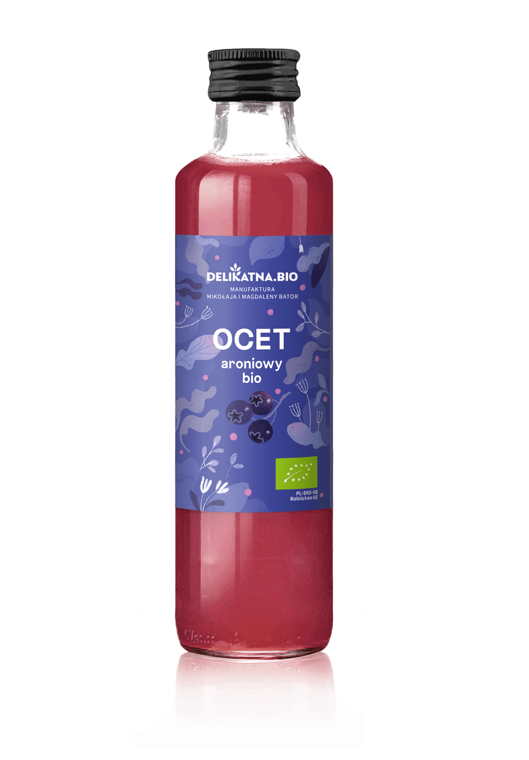 Ocet aroniowy BIO 250 ml - DELIKATNA (ZAKWASOWNIA)