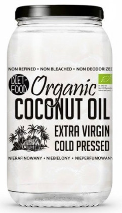 Olej kokosowy virgin BIO 1 L - DIET-FOOD