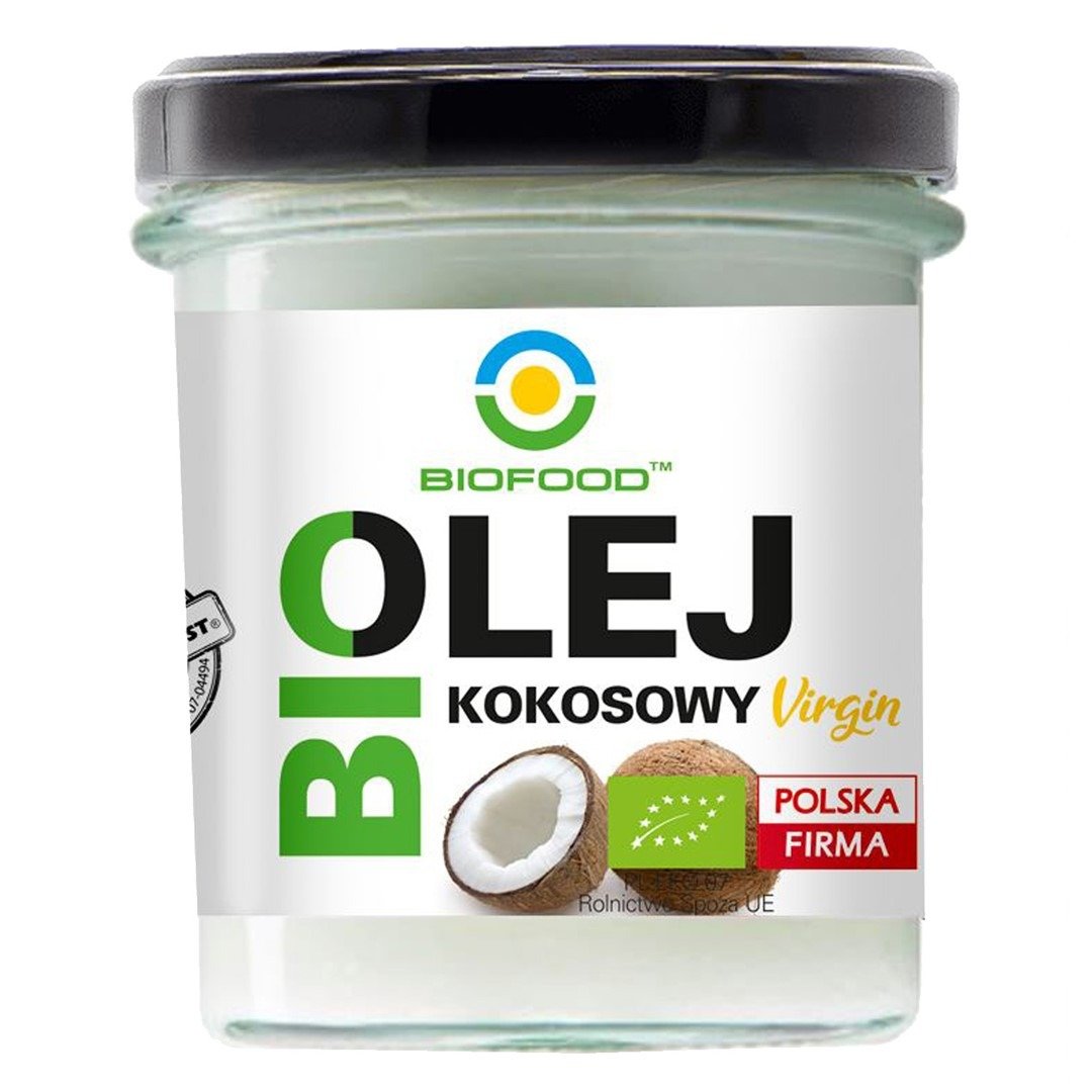 Olej kokosowy virgin BIO 260 ml - BIOFOOD