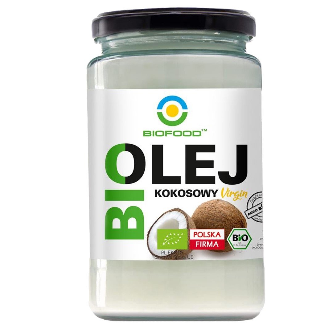 Olej kokosowy virgin BIO 670 ml - BIOFOOD