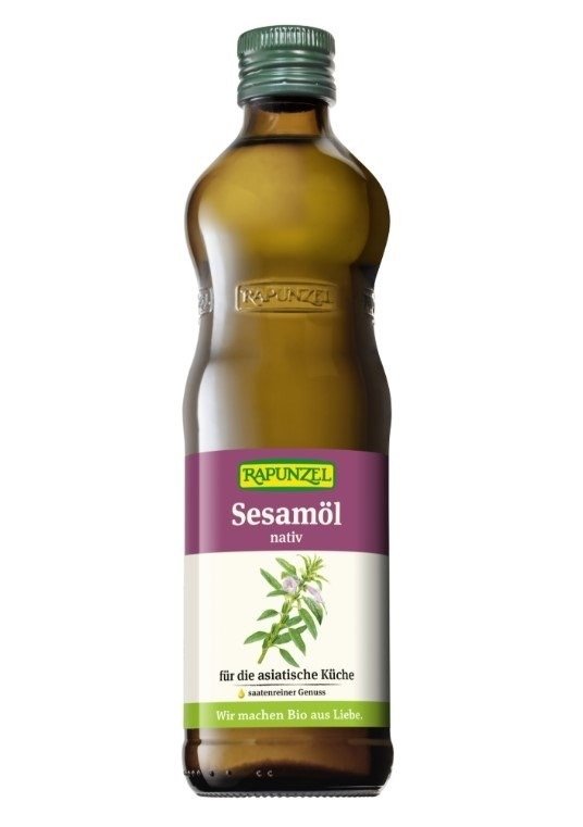 Olej sezamowy tłoczony na zimno BIO 500 ml - RAPUNZEL