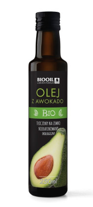 Olej z awokado tłoczony na zimno BIO 250 ml - BIOOIL
