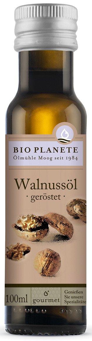 Olej z orzechów włoskich (z prażonych orzechów) BIO 100 ml - BIO PLANETE