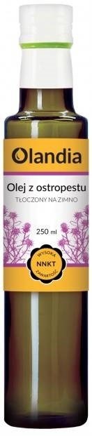 Olej z ostropestu plamistego tłoczony na zimno 250 ml - OLANDIA