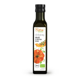 Olej z pestek dyni tłoczony na zimno BIO 250 ml - BATOM