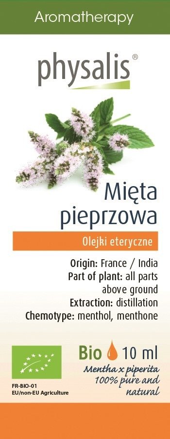 Olejek eteryczny mięta pieprzowa BIO 10 ml - PHYSALIS