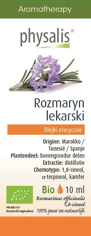 Olejek eteryczny rozmaryn lekarski BIO 10 ml - PHYSALIS