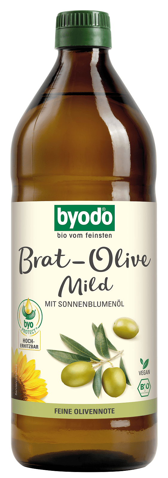 Oliwa z oliwek z olejem słonecznikowym do gotowania i smażenia BIO 750 ml - BYODO