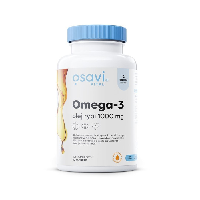 Omega-3 bezglutenowa 60 kapsułek - OSAVI