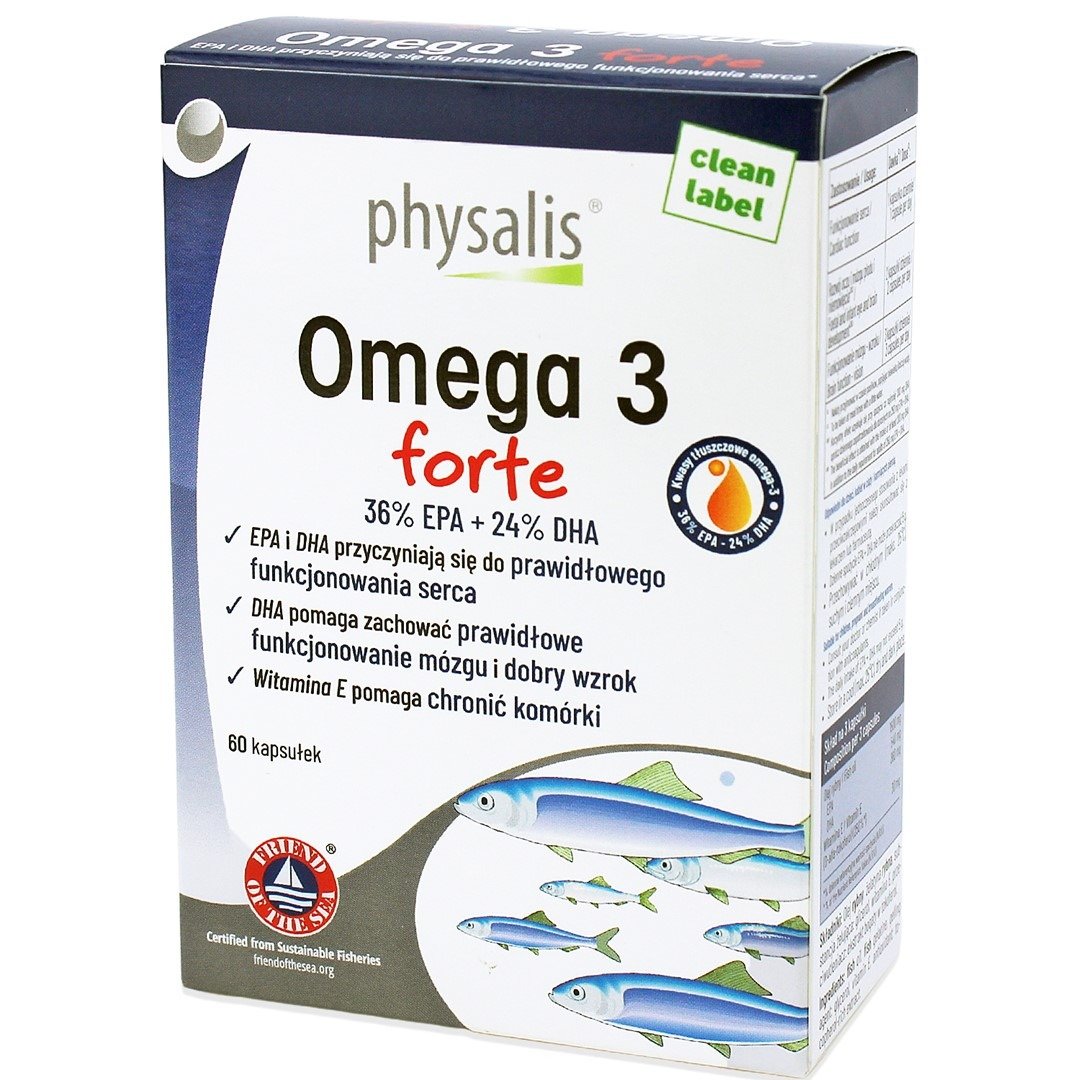 Omega-3 forte 60 kapsułek - PHYSALIS