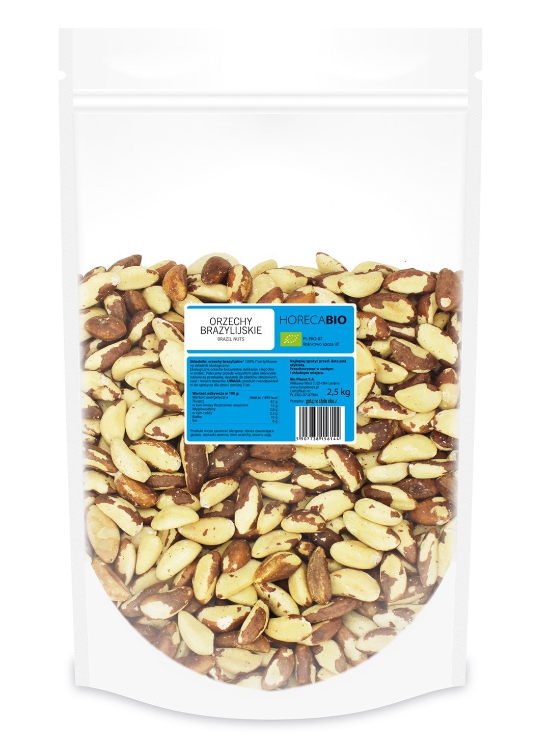Orzechy brazylijskie BIO 2,5 kg - HORECA (BIO PLANET)