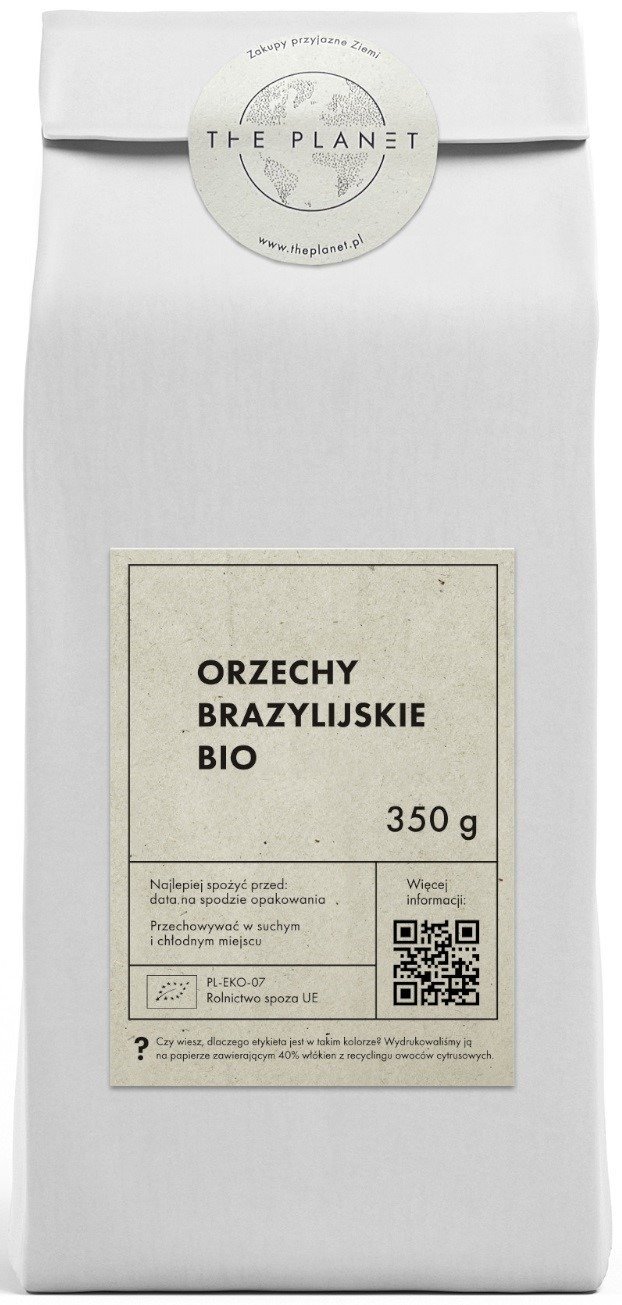 Orzechy brazylijskie BIO 350 g - THE PLANET
