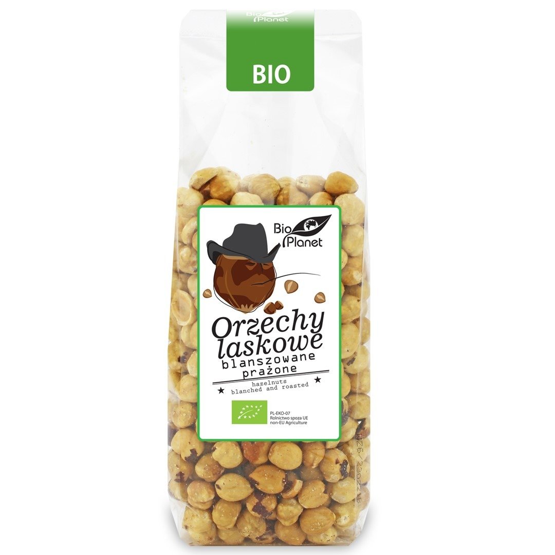 Orzechy laskowe blanszowane prażone BIO 350 g - BIO PLANET