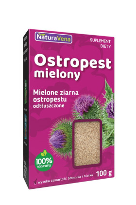 Ostropest plamisty mielony 100 g - NATURAVENA