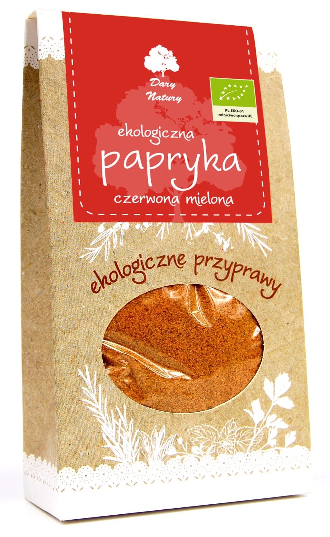 Papryka słodka mielona BIO 50 g - DARY NATURY