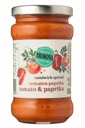 Pasta pomidorowo - paprykowa BIO 280 g - BIONOVA