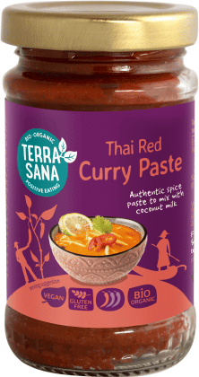 Pasta tajska czerwone curry BIO 120 g - TERRASANA