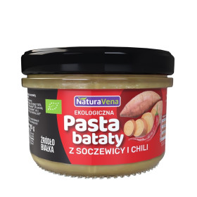 Pasta z soczewicy i batatów z chili BIO 185 g - NATURAVENA