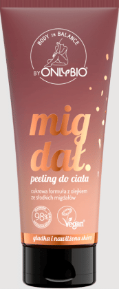 Peeling do ciała migdał 200 ml - only BIO (BODY IN BALANCE)