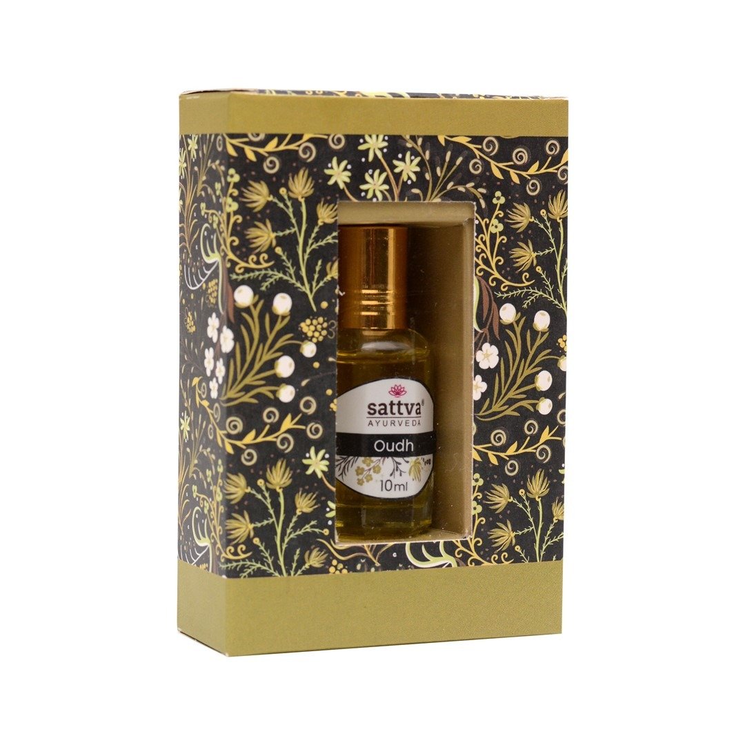 Perfumy w olejku oudh (roll-on) 10 ml - SATTVA (AYURVEDA)