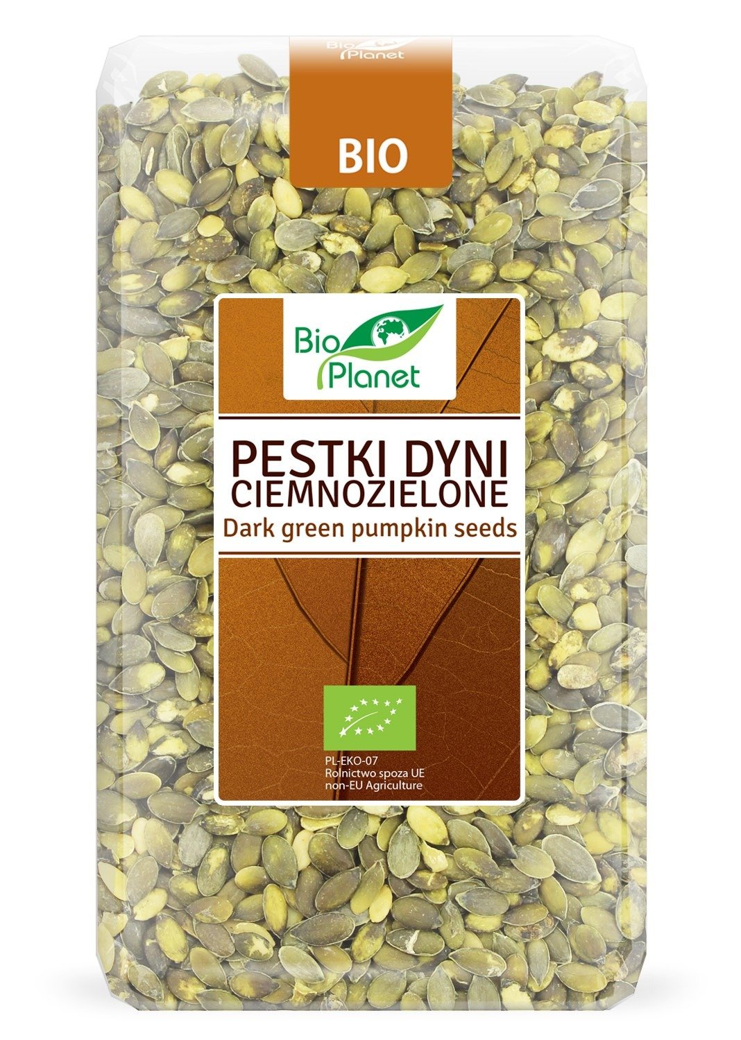 Pestki dyni ciemnozielone BIO 1 kg - BIO PLANET