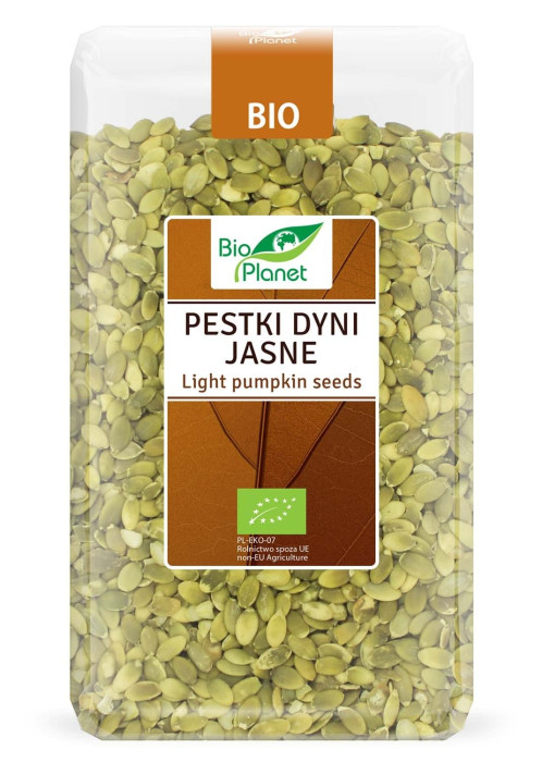 Pestki dyni jasne BIO 1 kg - BIO PLANET