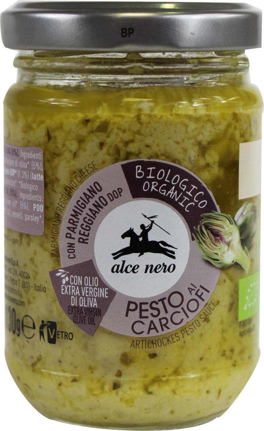 Pesto z karczocha BIO 130 g - ALCE NERO
