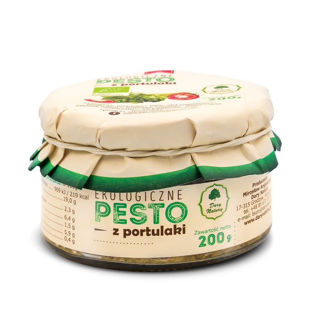 Pesto z portulaki BIO 200 g - DARY NATURY