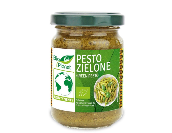 Pesto zielone z bazylii BIO 140 g - BIO PLANET