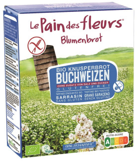 Pieczywo chrupkie proteinowe gryczane bez dodatku soli i cukru bezglutenowe BIO 150 g - LE PAIN DES FLEURS