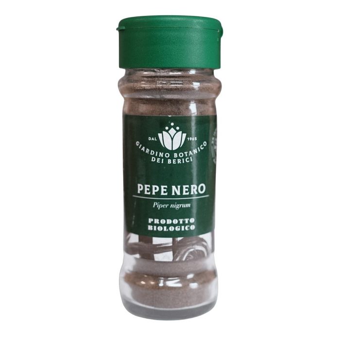 Pieprz czarny mielony BIO 40 g - GIARDINO BOTANICO DEI BERICI