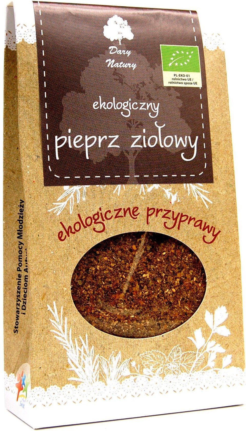 Pieprz ziołowy BIO 60 g - DARY NATURY