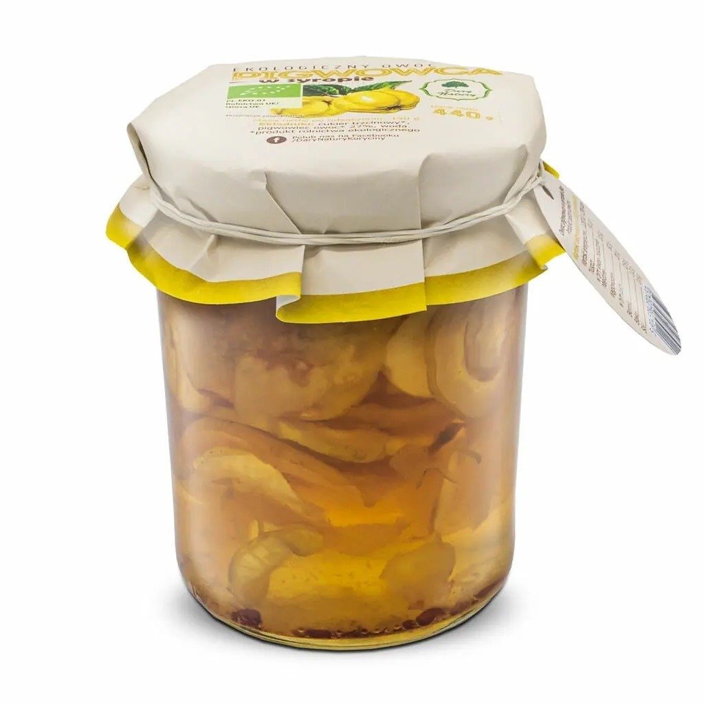 Pigwowiec w syropie BIO 440 g (140 g) - DARY NATURY