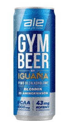 Piwo bezalkoholowe gym beer 330 ml - IGUANA