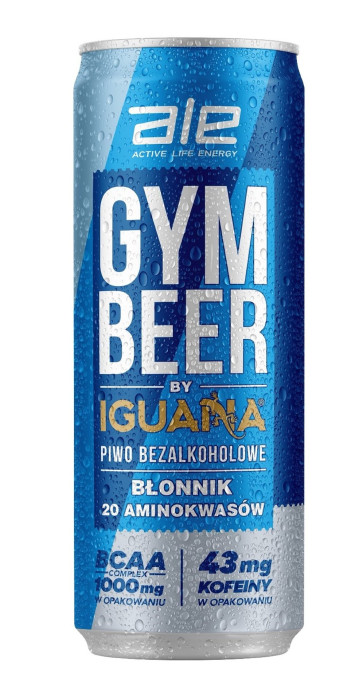 Piwo bezalkoholowe gym beer 330 ml - IGUANA