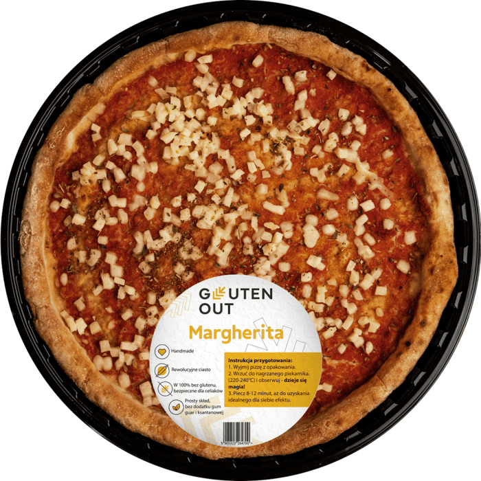 Pizza margherita bezglutenowa 320 g - GLUTEN OUT