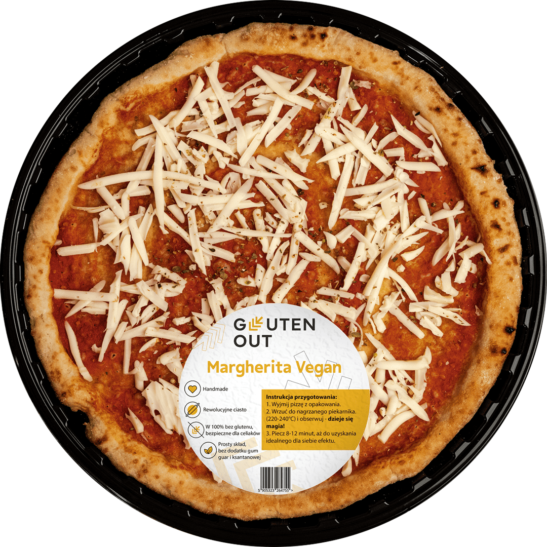 Pizza margherita wegańska bezglutenowa 300 g - GLUTEN OUT