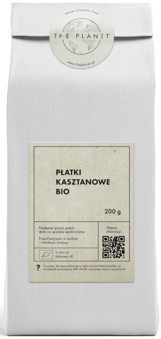 Płatki kasztanowe BIO 200 g - THE PLANET