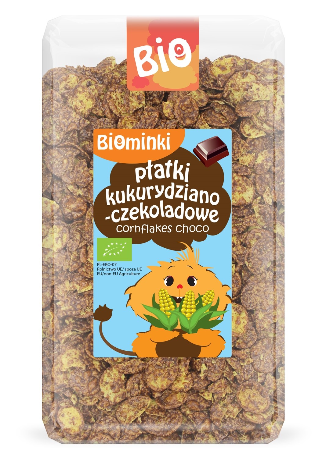 Płatki kukurydziano-kakaowe BIO 300 g - BIOMINKI