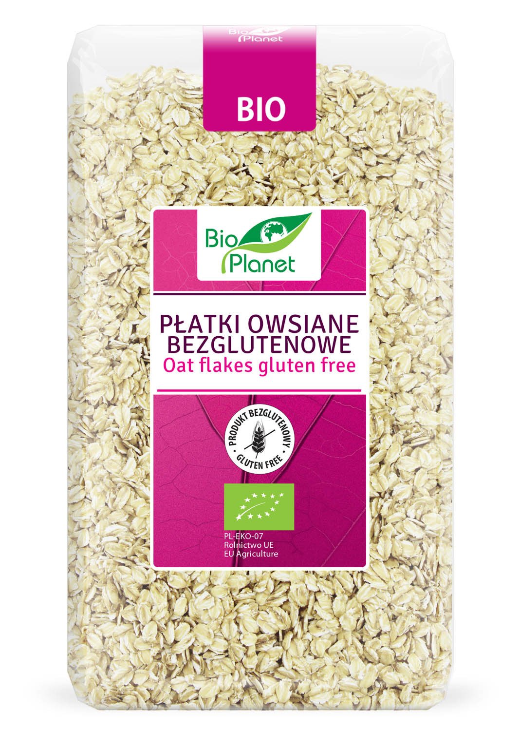 Płatki owsiane bezglutenowe BIO 600 g - BIO PLANET