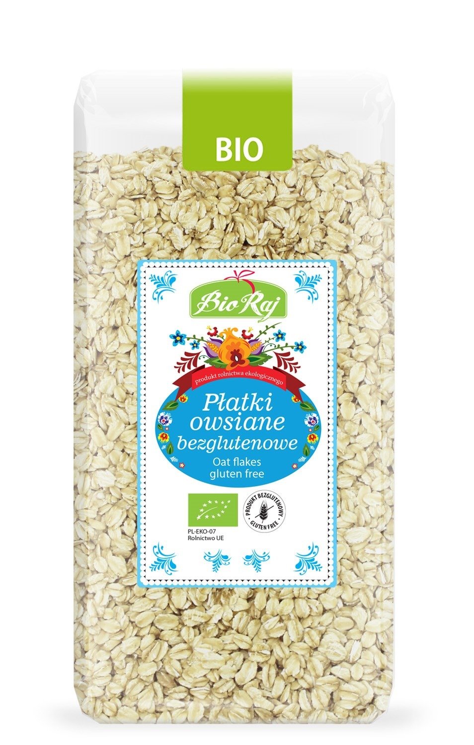 Płatki owsiane bezglutenowe BIO (POLSKA) 350 g - BIO RAJ